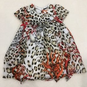 Roberto Cavalli silk toddler dress